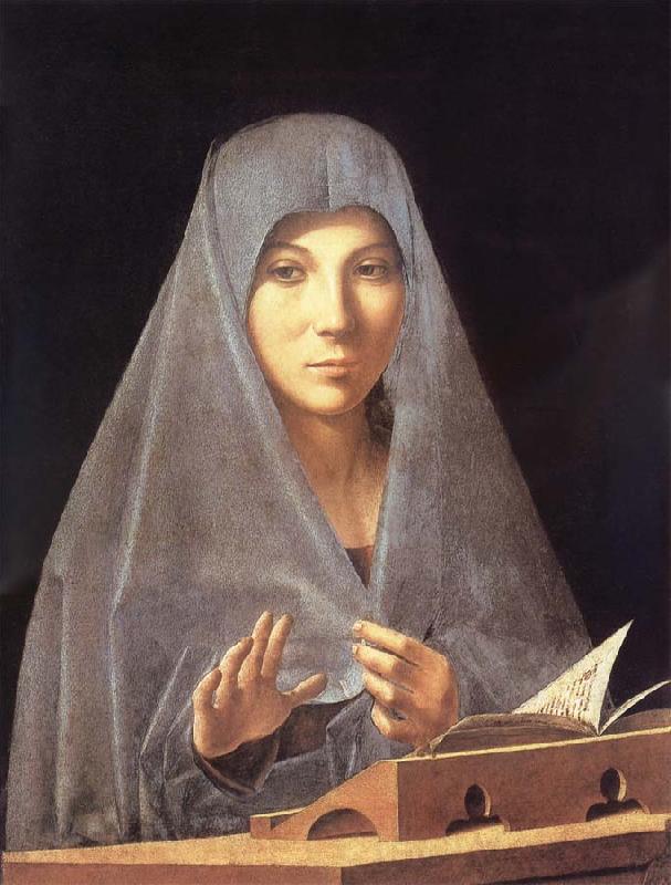Antonello da Messina Antonello there measuring, madonna Annunziata